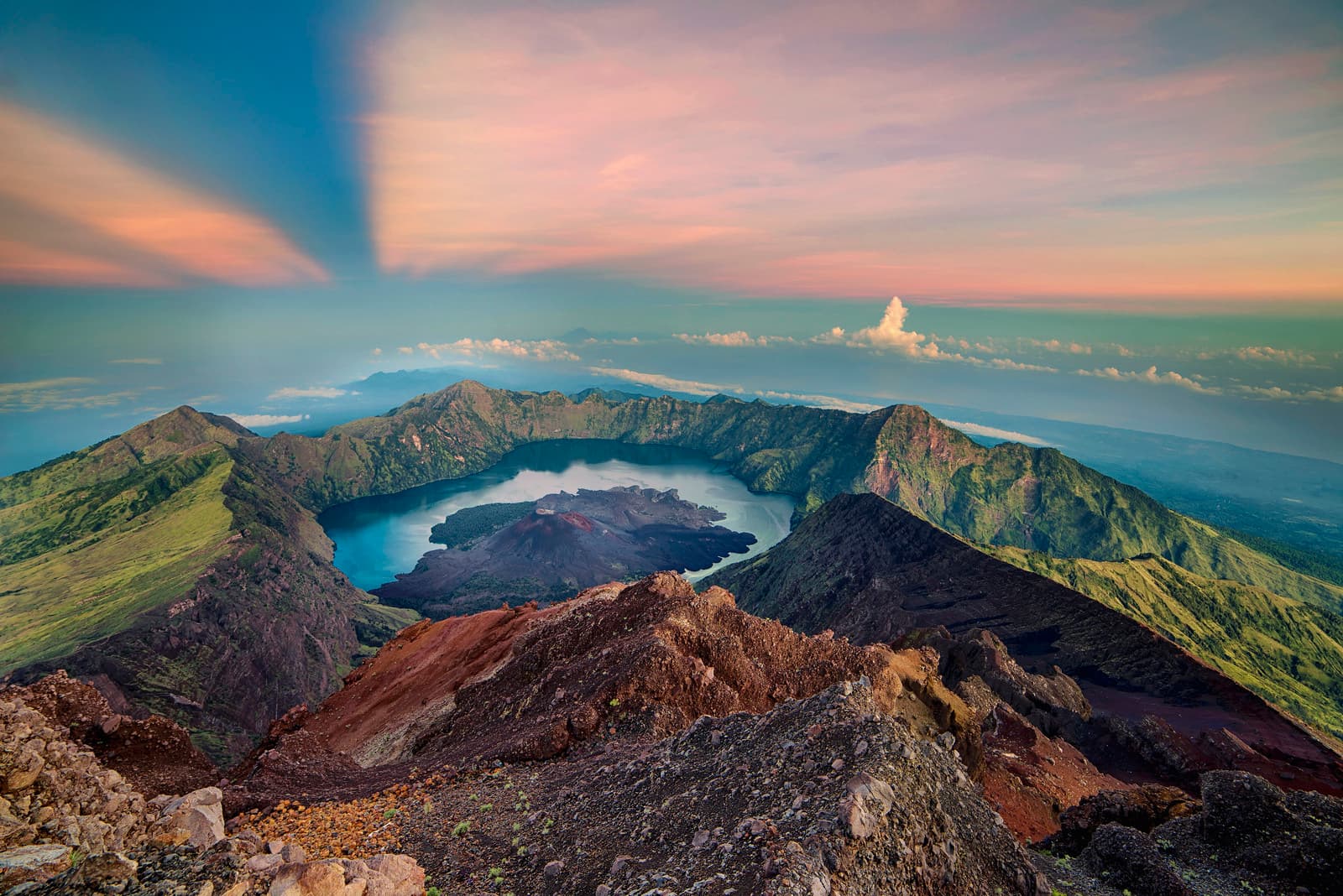 Mount Rinjani Volcano Lombok